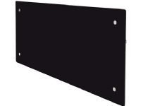 ADAX Clea värmepanel med glasfront och Wifi, 800W, 230V, svart, H: 340 mm, L: 790 mm