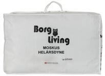 Dubbeltäcke 240x220 cm - Helårs myskduntäcke - Årets täcke 2024 - Borg Living - Täcke i king size-storlek