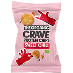 The Organic Crave Veganske protein chips m. Sweet chili Ø - 75 g