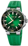 Oris 01 400 7769 4127-07 4 22 77FC Aquis Grøn/Stål Ø41.5 mm
