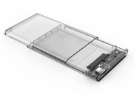 ORICO 2139C3-CR-BP, HDD- / SSD kabinett, 2.5, SATA, USB-anslutning, Transparent