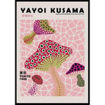 Gallerix Poster Infinity Mushrooms Pink Yayoi Kusama 50x70 5166-50x70