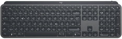 Logitech MX Keys Advanced Wireless Illuminated Keyboard - Clavier - rétroéclairé - Bluetooth, 2.4 GHz - Français