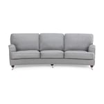 Scandinavian Choice 4-sitssoffa Howard Lyx Svängd 4-Sits Soffa Grå 123089