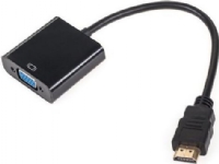 LechPol AV-adapter D-Sub (VGA) Mini - HDMI svart (KOM0842)