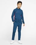 Nike Academy Dri Fit Football Tracksuit Sz XL 13 - 15 yrs Blue Orange AO0794 432