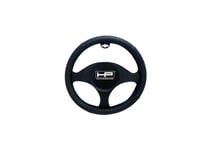 Hp Biltillbehör Rattöverdrag (Ø X H) 40,5 Cm X 3,5 Cm Äkta Läder Svart 37 - 39 Cm