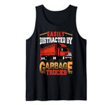 Easily Distracted By Garbage Trucks Tank Top