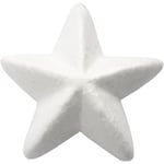 Creativ Frigolit Figur Stjärna - 11 cm 25 st