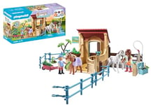 Playmobil 71494 Horses of Waterfall: Riding Stable, exciting horse riding adventures at Waterfall Ranch, complete with diverse accessories, detailed play sets suitable for children ages 4+