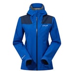 Berghaus Women's Paclite Dynax Gore-Tex Waterproof Shell Jacket, Lightweight Coat, Surf The Web/Dusk, 10