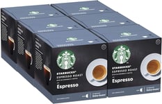 STARBUCKS Espresso Roast by Nescafé Dolce Gusto, Dark Roast, Coffee Pods 6 x 1