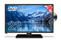 Cello C2220FS 22 inch Full HD LED TV Built in DVD Freeview HD Built in Satellite HDMI and USB for live recording of digital TV and play media files, Made in the UK