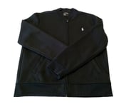 Polo Ralph Lauren Mens Black Bomber Sweat Jacket Size UK Large 44" Chest