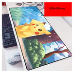 NBPRO Large Mousepad/mat Non-Slid Gamers Gaming Mouse pad Laptop Notebook Office Desk Computer Mat For Keyboard Pad xl xxl 900X400 Pokemon-2