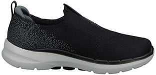 Skechers Men's Gowalk 6-Stretch Fit Slip-On Athletic Performance Walking Shoe, Black, 12 X-Wide