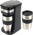 Salter COMBO-7868 Personal Filter Coffee Machine with Two 420Ml Stainless Steel