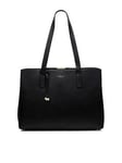 Radley Dukes Place Leather Large Ziptop Workbag Bag - Black, Black, Women