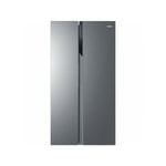 Refrigerateur Americain - Frigo Haier HSR3918FNPG - - 504L (337+167) - Froid ventilé - L90,8 x H177.5 cm - Inox
