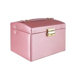 Smyckeskrin, Konstgjort läder - Rosa
