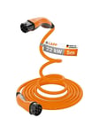 LAPP Type 2 HELIX Convenience Charging Cable, up to 22 kW, 5 m, orange