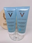 2 x Vichy Purete Thermale Fresh Cleansing Gel for Sensitive Skin and Eyes 200ml