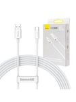 Baseus Superior Series Cable USB to USB-C 65W PD 2m (white)