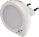 Brennenstuhl Veilleuse LED NL 01 QD avec Capteur Crépusculaire/Veilleuse de Nuit LED (Lumière Douce, Faible Consommation en énergie, avec Interrupteur Poussoir) Petit Blanc