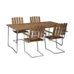 Grythyttan Stålmöbler Grythyttan matgrupp teak B31 170cm + 4st A2