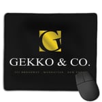 Gekko and Co Wall Street Customized Designs Non-Slip Rubber Base Gaming Mouse Pads for Mac,22cm×18cm， Pc, Computers. Ideal for Working Or Game