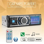 12V Handsfree Bil Bluetooth Stereo MP3 Audio FM Radio USB/SD/AUX/MMC In Dash-enheter + Fjärrkontroll