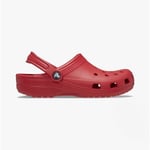 Crocs CLASSIC Unisex Adults Slip On Clogs Lightweight Comfortable Varsity Red