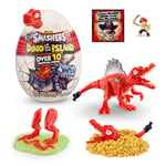 Smashers Dino Island Surprise Mini Egg, Spinosaurus, Dinosaur Collectible Toy, Explorer's Kit, Dinosaur Slime (Spinosaurus)