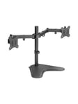 LogiLink Dual monitor stand 17-32" steel arm length: each 390 mm