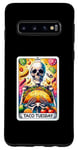Galaxy S10 Funny Tarot Card Taco Tuesday Oh Yeah Skeleton Tacos Foodie Case