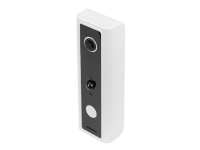 DIGITUS - Smart dörrklocka - med kamera - Full HD, PIR motion sensor, battery operation, voice control - trådlös - Wi-Fi - 2.4 Ghz - black/white doorbell, white chime