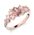 Festive Natasha färgrika diamant och sten ring 610-100P-PK