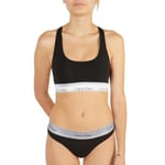 Calvin Klein Trosor Modern Cotton Metallic Set Svart/Silver X-Small Dam
