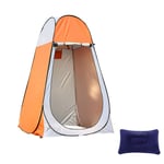 XUENUO Toilet Tents Pop Up Instant Portable Privacy Tent Camp Toilet Changing Room Rain Shelter with Window for Camping and Beach Foldable Lightweight and Sturdy,C