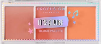 PROFUSION COSMETICS IT'S a VIBE | ADMIT ONE 3 SHADE BLUSH PALETTE