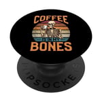Retro Coffee Brewer Skeleton PopSockets Swappable PopGrip