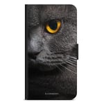 iPhone 12 Mini Plånboksfodral - Katt Öga