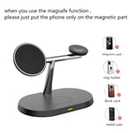 3 IN 1 Magsafe Wireless Charger Charging Station for Apple Watch iPhone Samsung