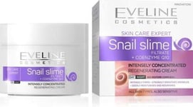 Eveline Skin Care Expert SNAIL SLIME Regenerating Face Cream Day/Night 50Ml