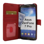 New Standcase Wallet Asus ZenFone 7 Pro (ZS671KS) (Röd)