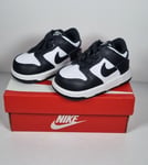 Nike Dunk Low (TDE) Black/White Toddler Size UK 2.5 (3C) Brand New Boxed