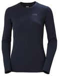 Helly Hansen Women's W Hh Lifa Active Solen Ls Shirt, Navy, XL UK