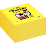 Post-It Bloc cube Post-it 350 feuilles Supersticky 7.6 x cm jaune jonquille 2028S