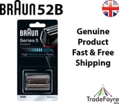 Braun 52B Series 5 Cassette High Performance Part for Braun Shavers - Black