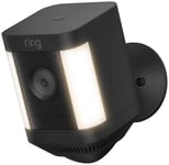 Ring Spotlight Cam Plus säkerhetskamera (svart/batteri)